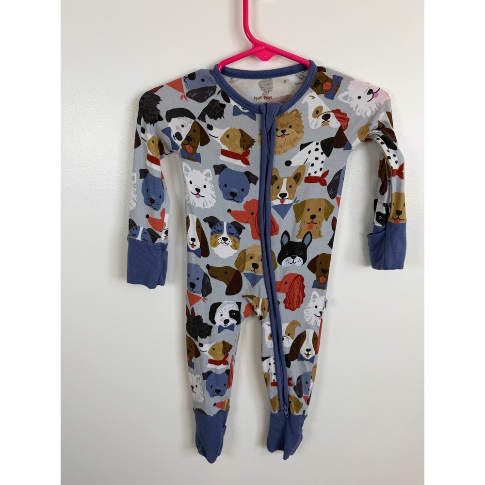 Little Sleepies Puppy Parade Bamboo Zippy Sleeper 0-3 Months